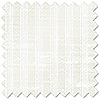 Pesaro Stripe Voile, White - Roman Blind